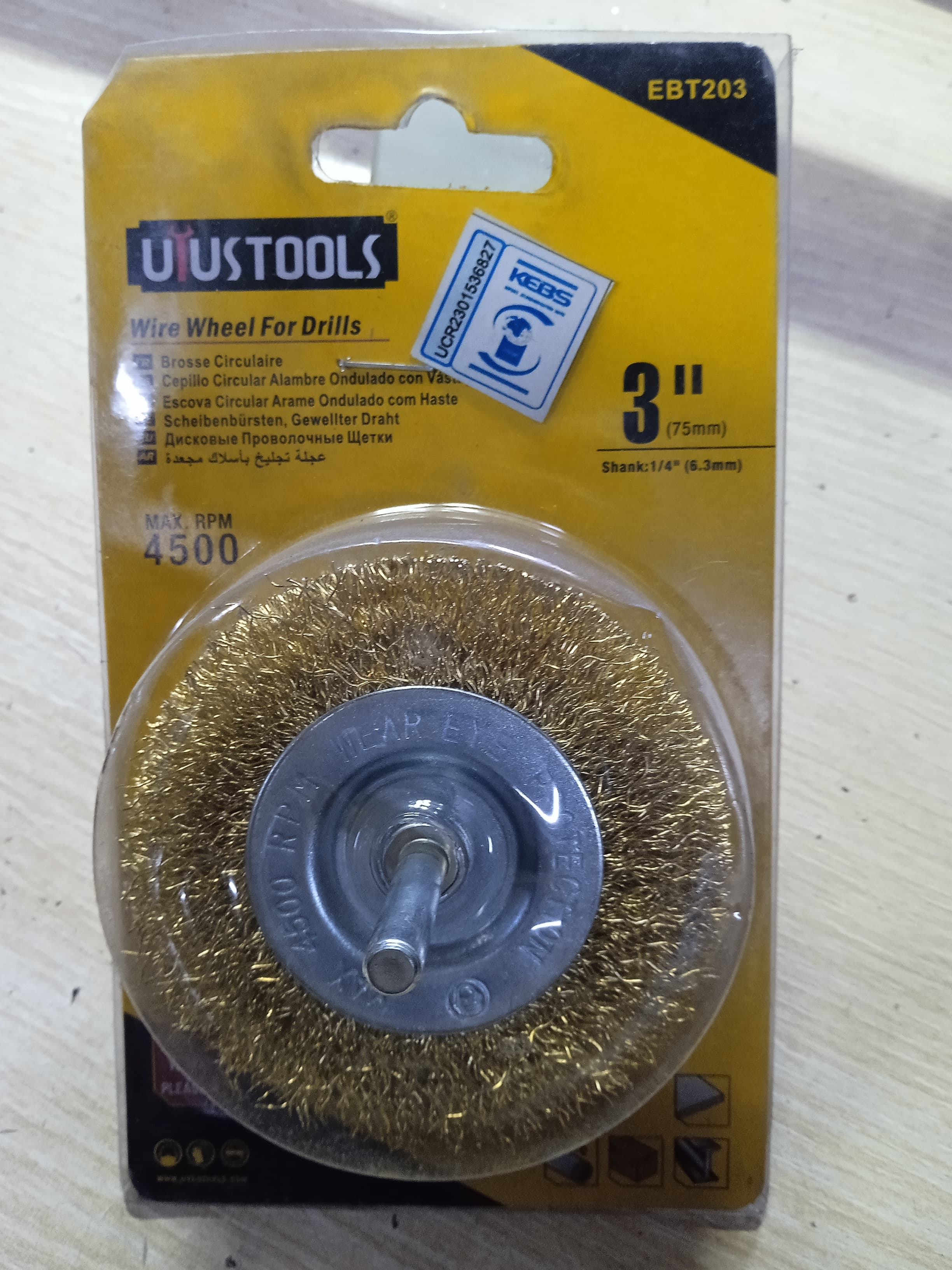 Wire wheel for drills